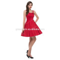 Лучшие продажи оптовая sleveless длина до колена короткие холтер 1950-х годов винтажный Красный платье CL6093-5